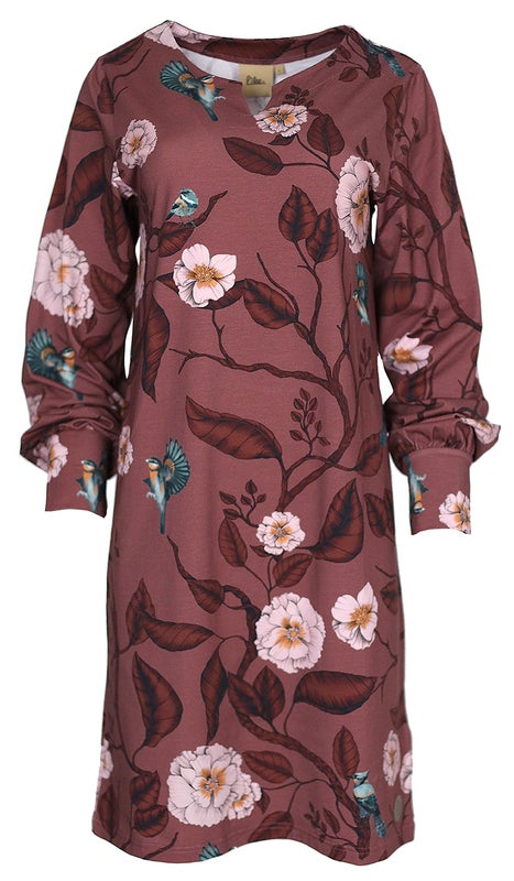 BRAGA TRICOT DRESS, APPLE TREE MAUVE